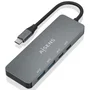 Aisens Hub USB 3.2 Gen2 10G USB-C, 2xUSB-C y 2xUSB-A, Gris